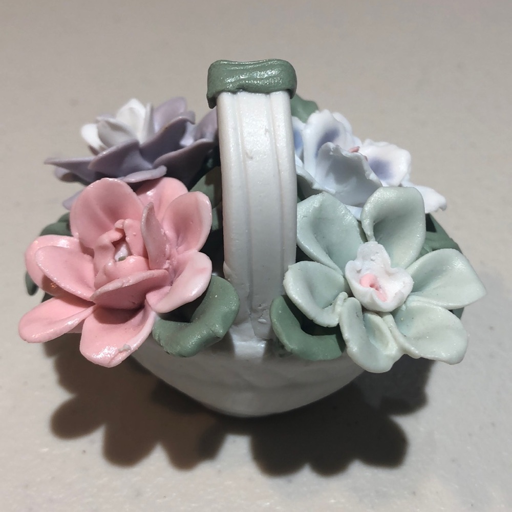Vintage Albert E Price Products Flower Basket